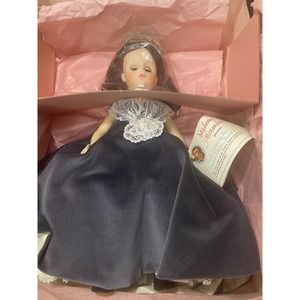 Vintage Madame Alexander Angelica Van Buren First Lady Series 14"Doll Tags & Box